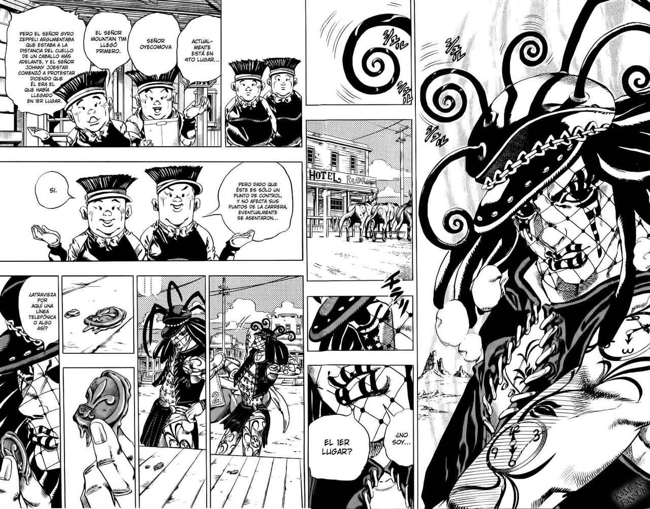 Read JoJo's Bizarre Adventure Parte 7 Steel Ball Run ES Manga Online
