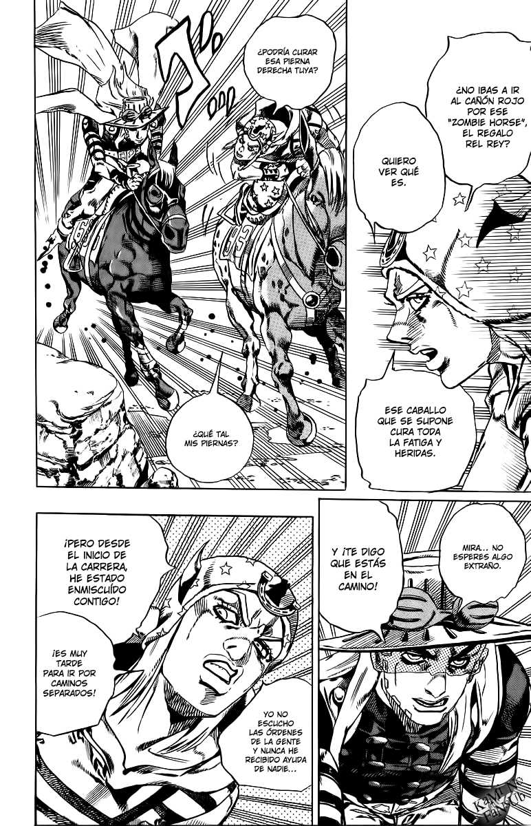 Read JoJo's Bizarre Adventure Parte 7 Steel Ball Run ES Manga Online