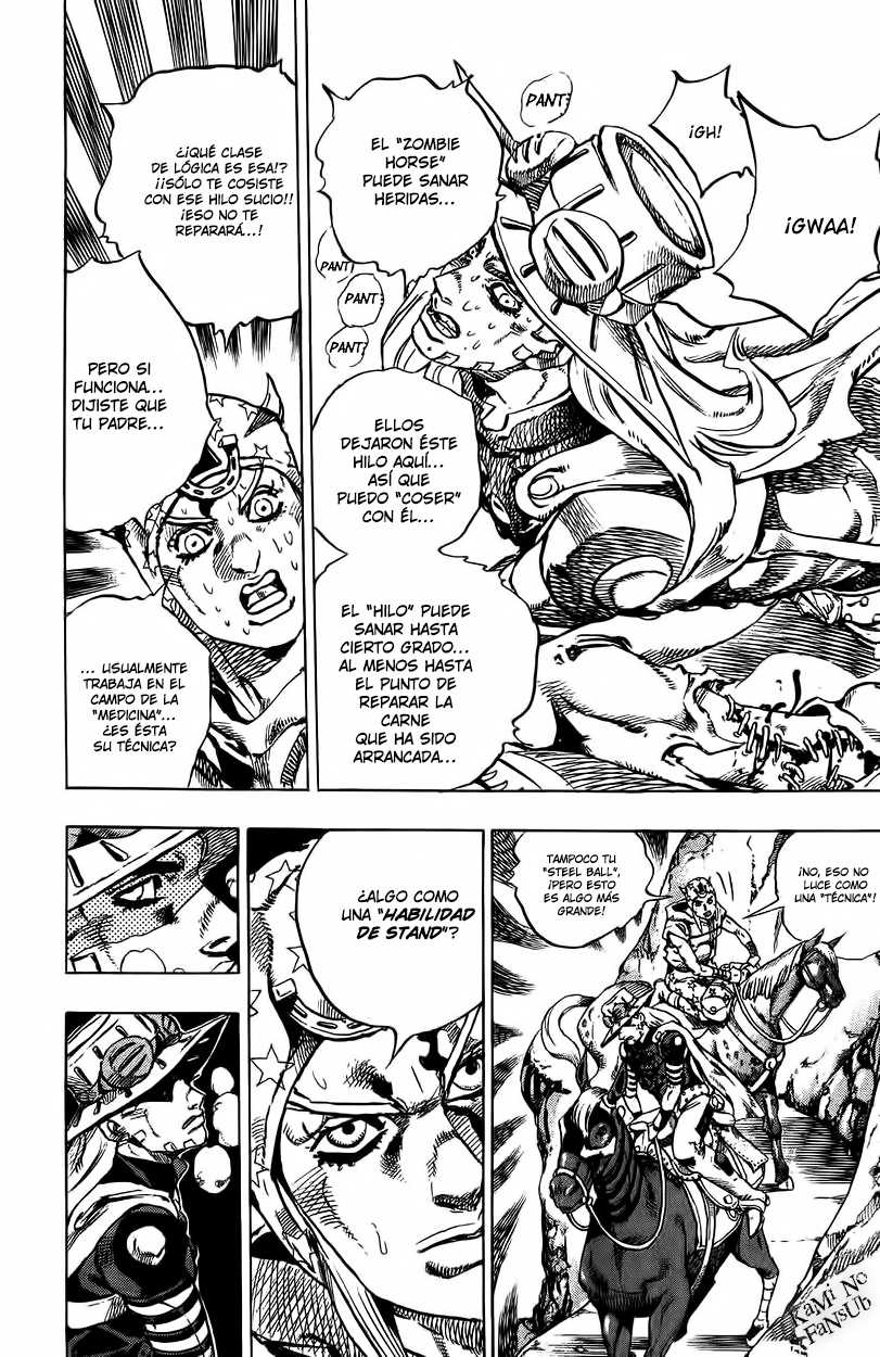 Read JoJo's Bizarre Adventure Parte 7 Steel Ball Run ES Manga Online