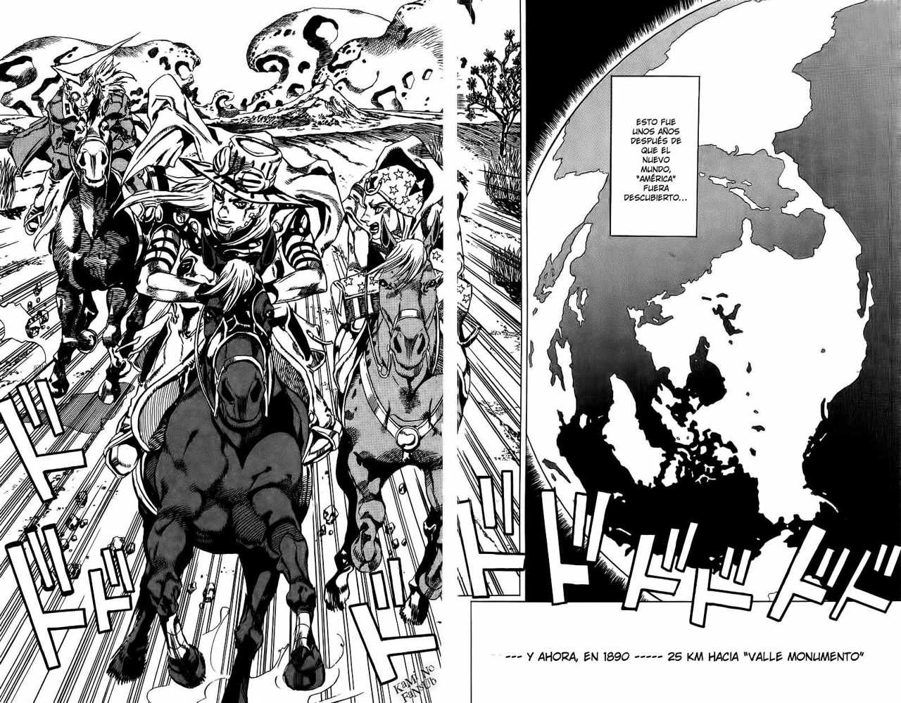 Read JoJo's Bizarre Adventure Parte 7 Steel Ball Run ES Manga Online