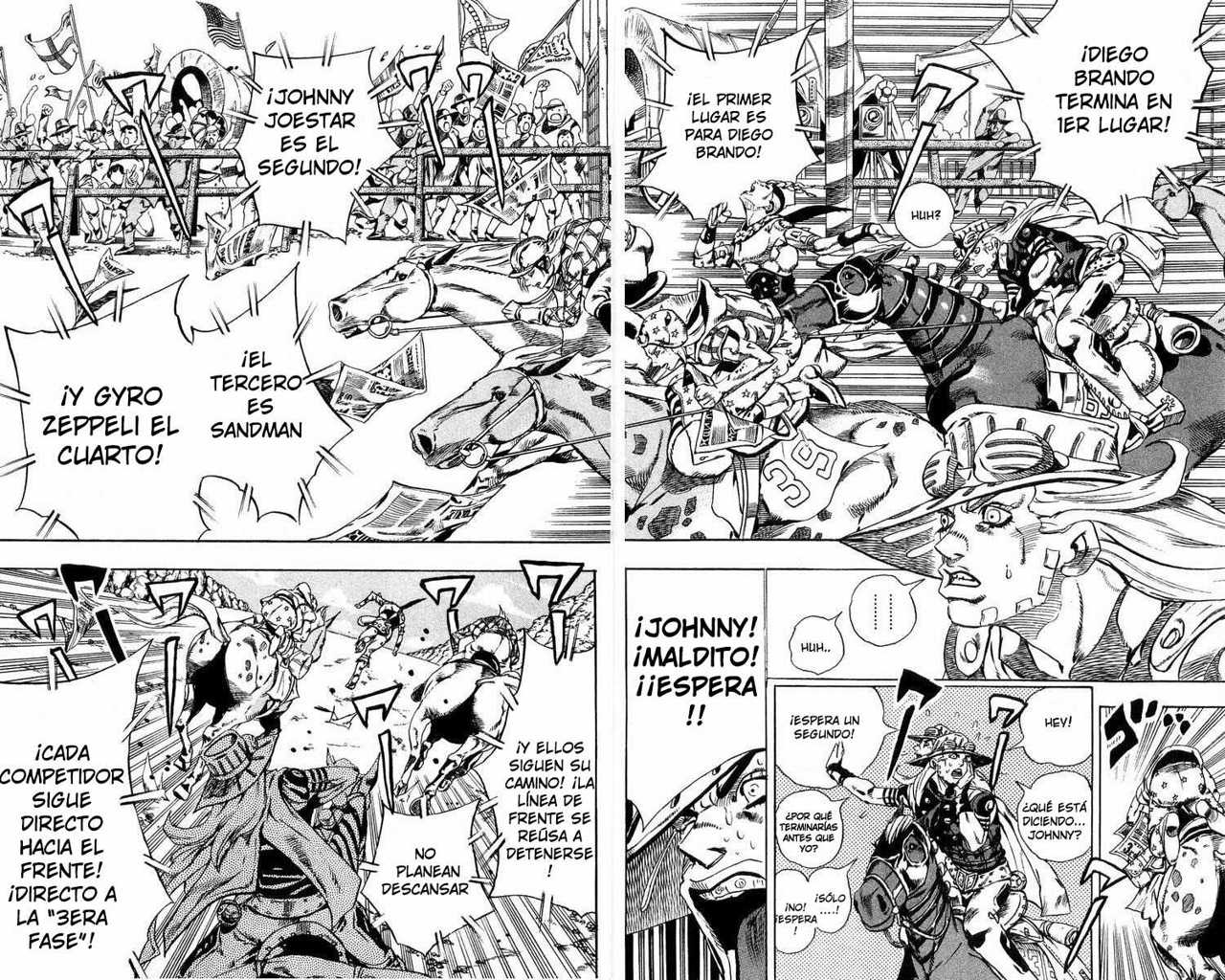 Read JoJo's Bizarre Adventure Parte 7 Steel Ball Run ES Manga Online