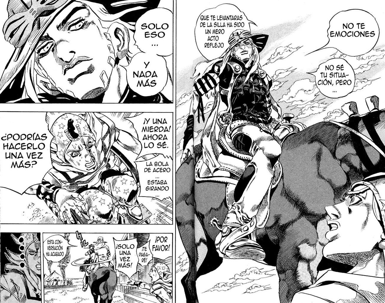 Read JoJo's Bizarre Adventure Parte 7 Steel Ball Run ES Manga Online