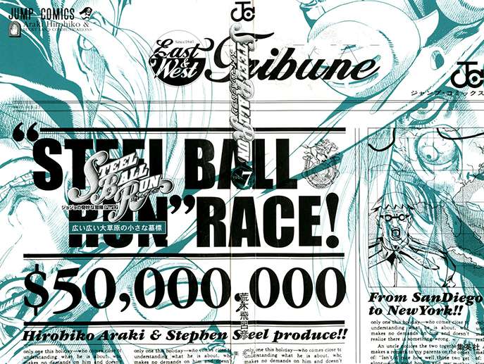 Read JoJo's Bizarre Adventure Parte 7 Steel Ball Run ES Manga Online