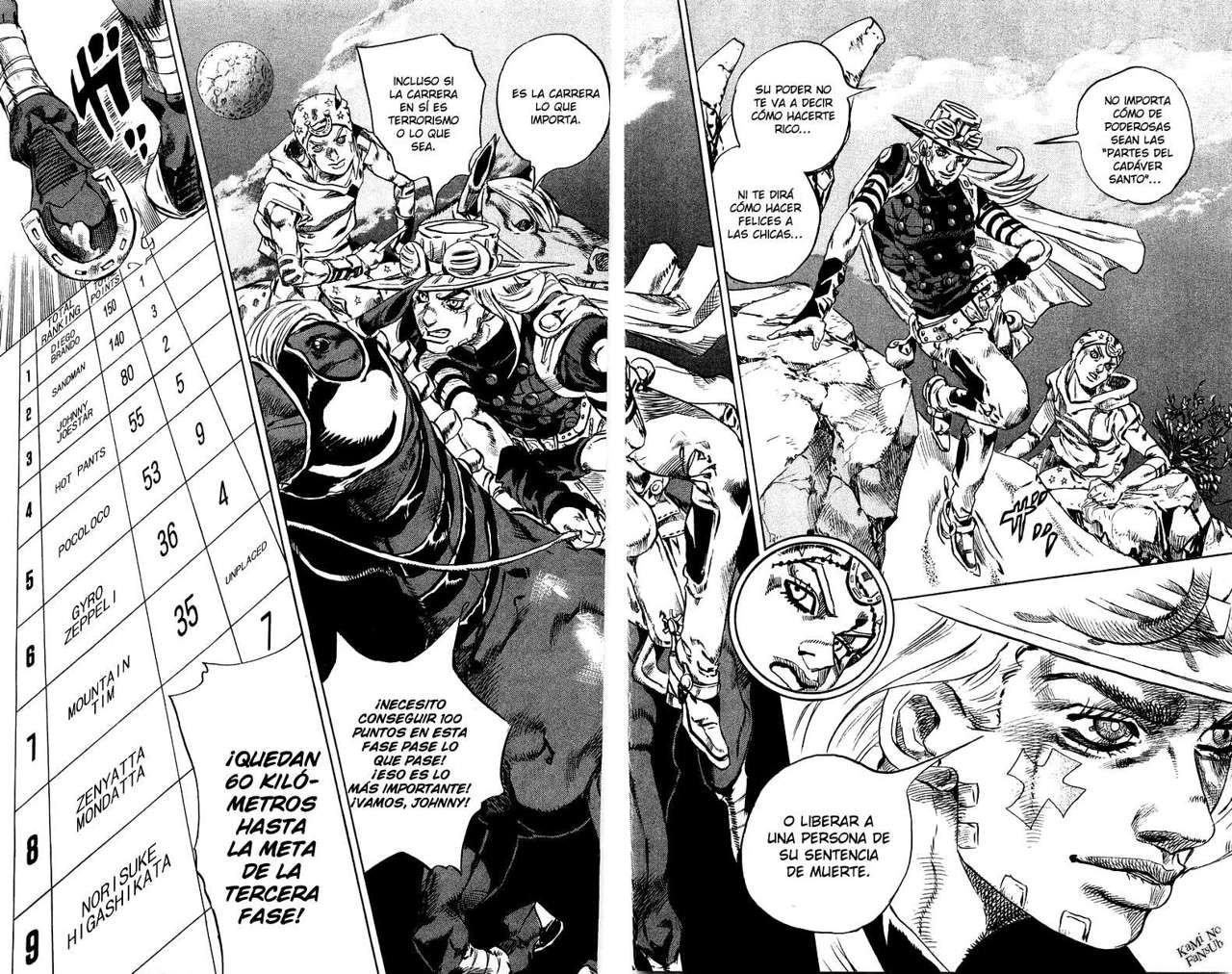 Read JoJo's Bizarre Adventure Parte 7 Steel Ball Run ES Manga Online