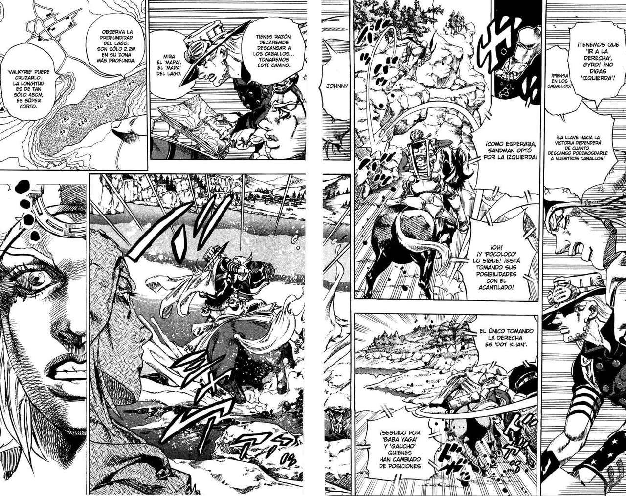 Read JoJo's Bizarre Adventure Parte 7 Steel Ball Run ES Manga Online