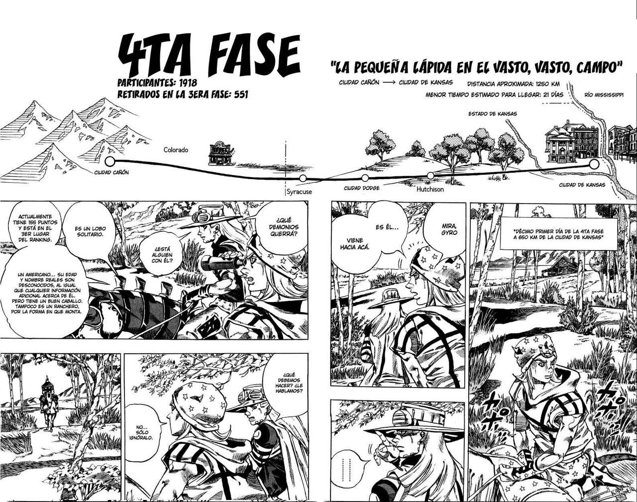 Read JoJo's Bizarre Adventure Parte 7 Steel Ball Run ES Manga Online