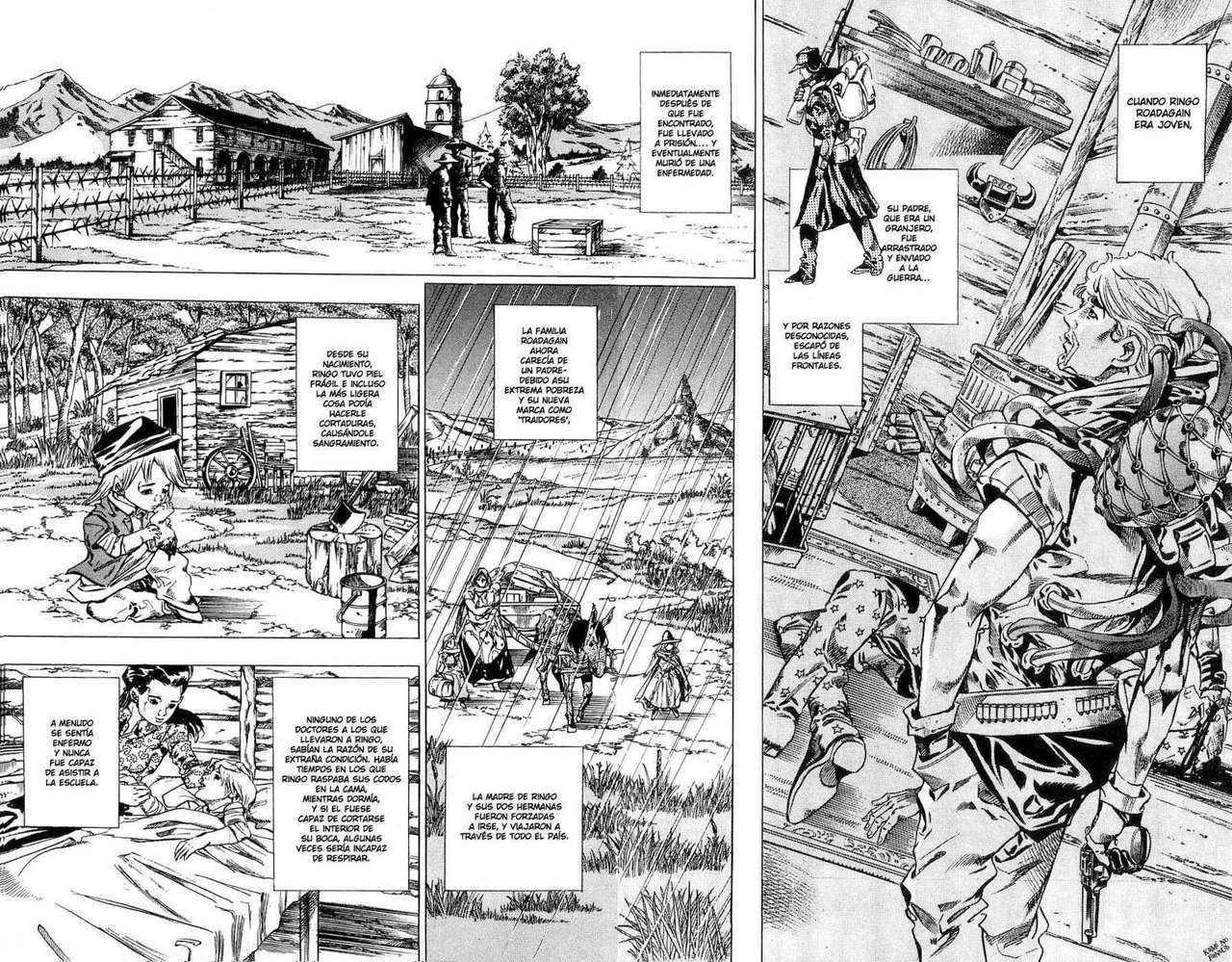 Read JoJo's Bizarre Adventure Parte 7 Steel Ball Run ES Manga Online