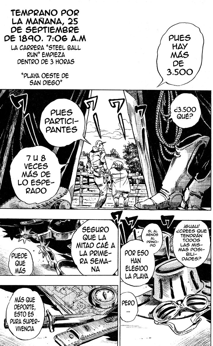 Read JoJo's Bizarre Adventure Parte 7 Steel Ball Run ES Manga Online