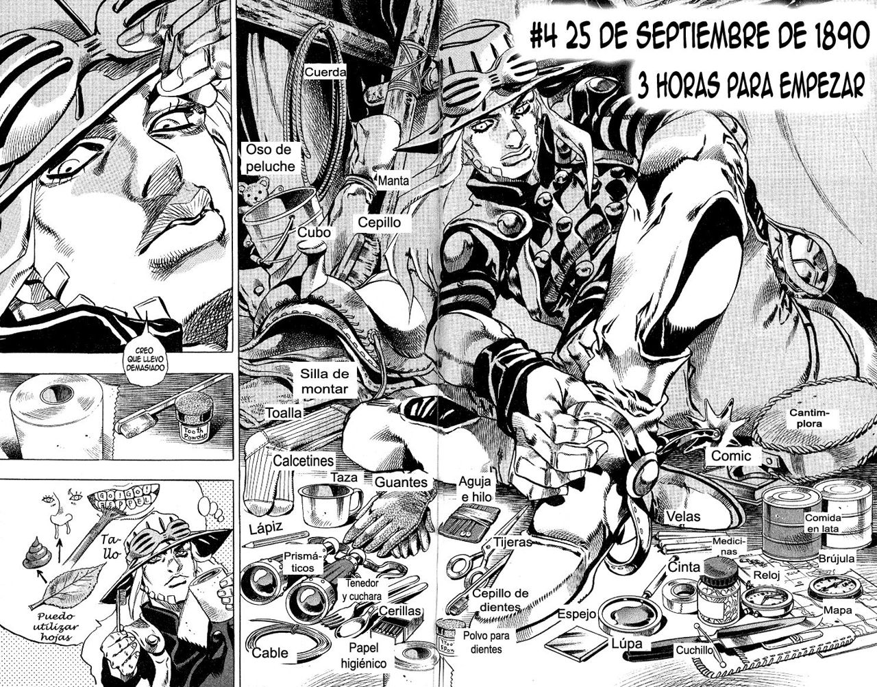 Read JoJo's Bizarre Adventure Parte 7 Steel Ball Run ES Manga Online