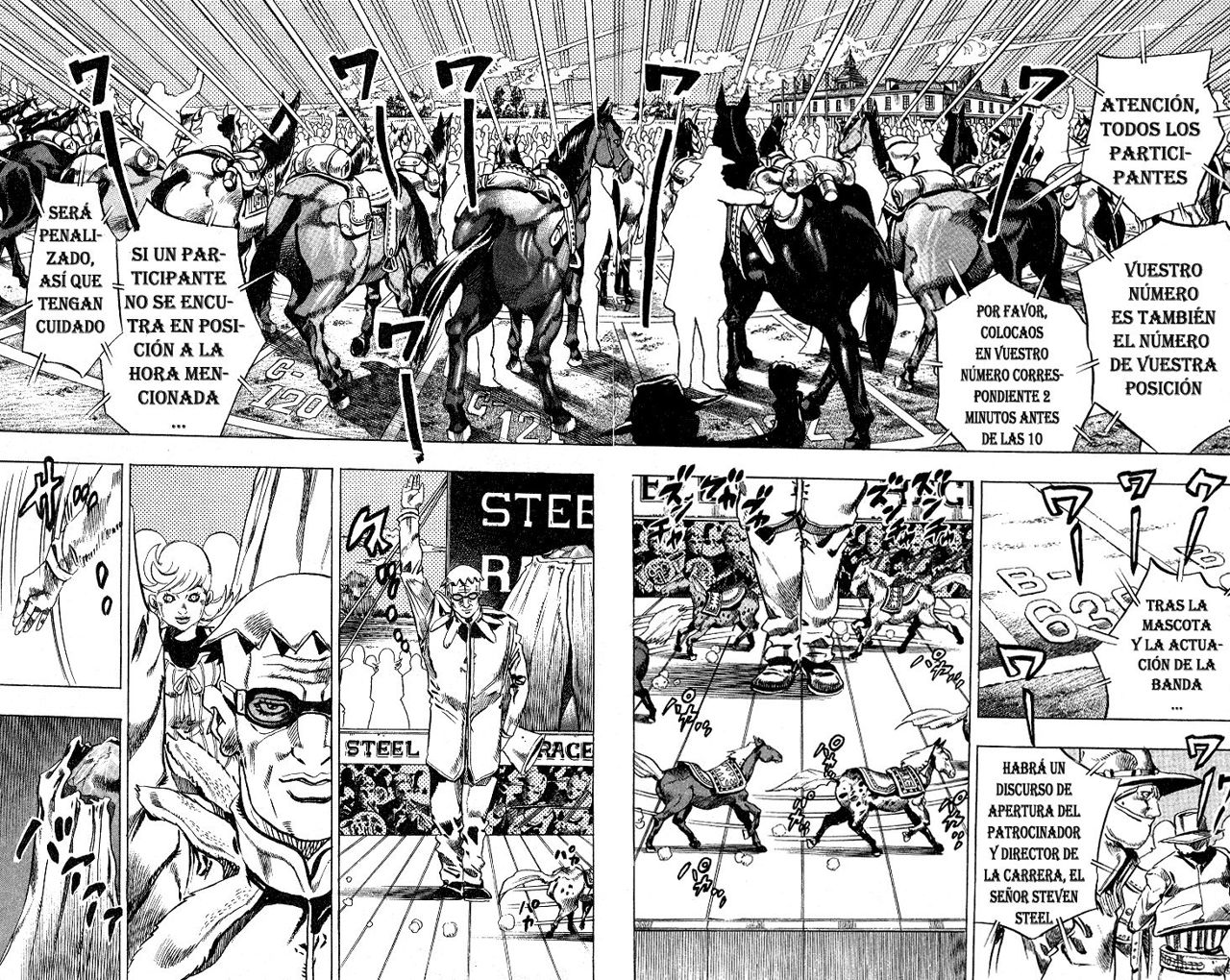 Read JoJo's Bizarre Adventure Parte 7 Steel Ball Run ES Manga Online