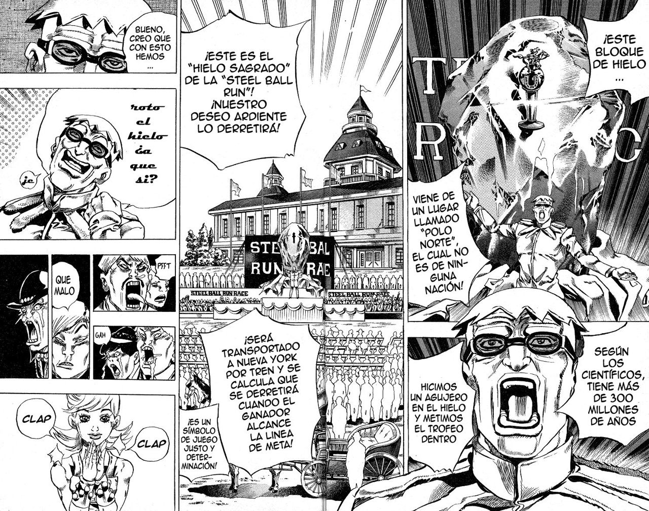 Read JoJo's Bizarre Adventure Parte 7 Steel Ball Run ES Manga Online