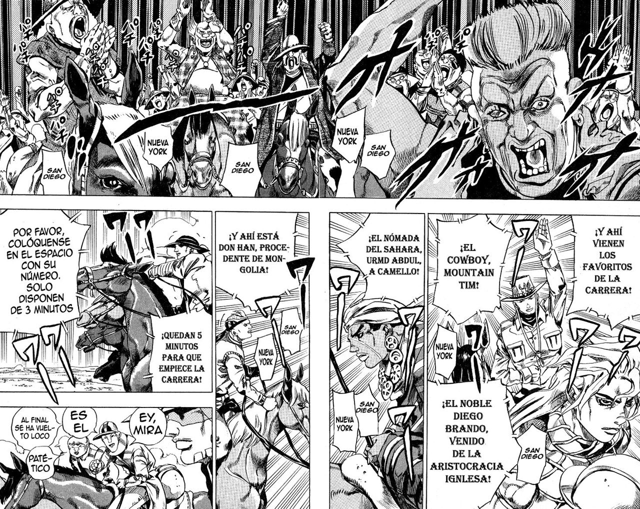 Read JoJo's Bizarre Adventure Parte 7 Steel Ball Run ES Manga Online