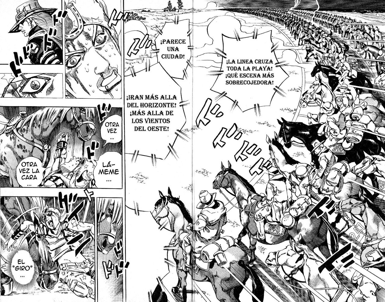 Read JoJo's Bizarre Adventure Parte 7 Steel Ball Run ES Manga Online