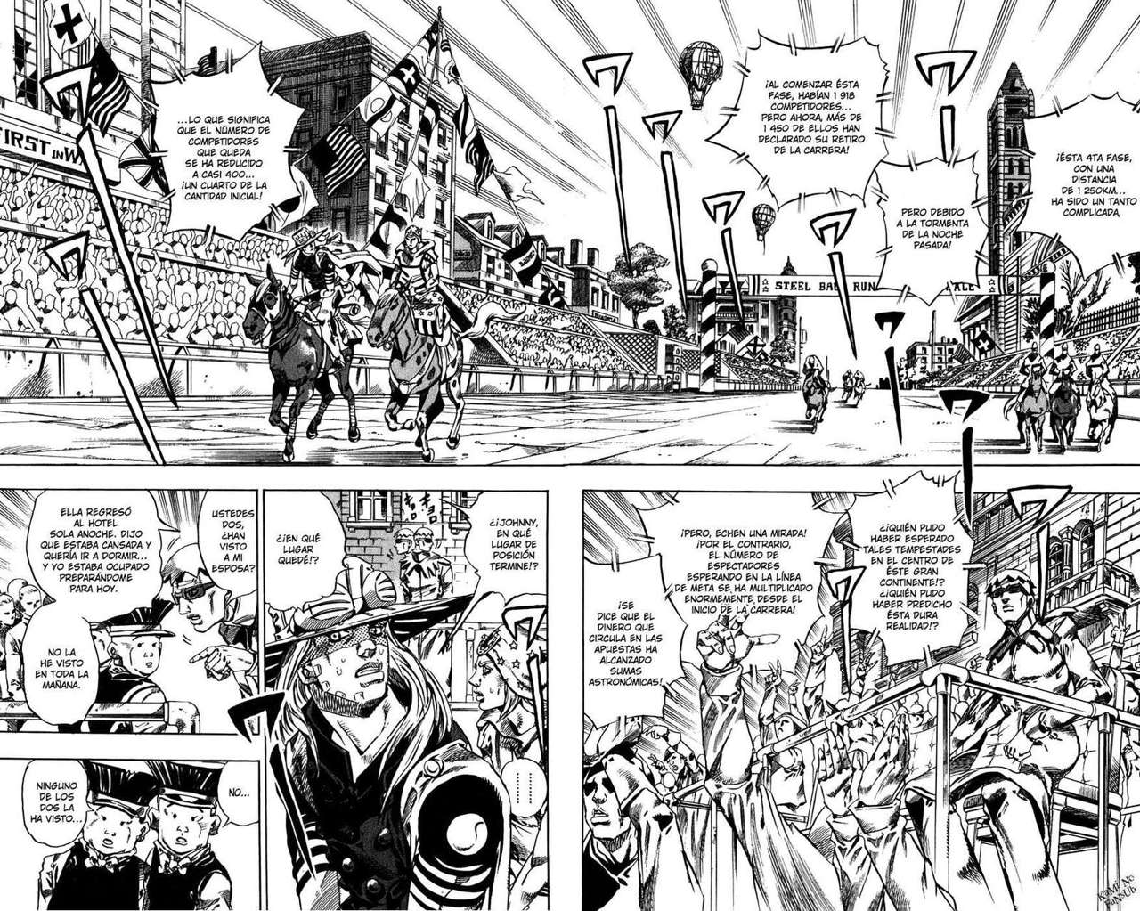 Read JoJo's Bizarre Adventure Parte 7 Steel Ball Run ES Manga Online