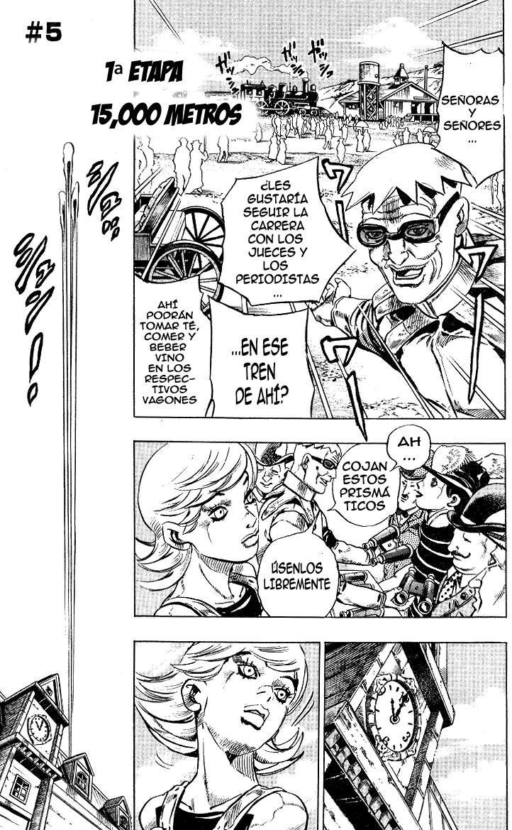 Read JoJo's Bizarre Adventure Parte 7 Steel Ball Run ES Manga Online