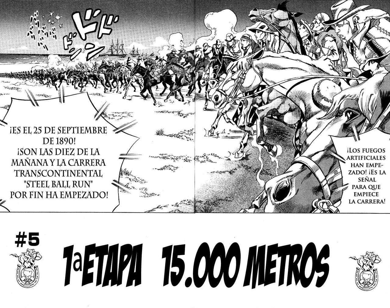 Read JoJo's Bizarre Adventure Parte 7 Steel Ball Run ES Manga Online