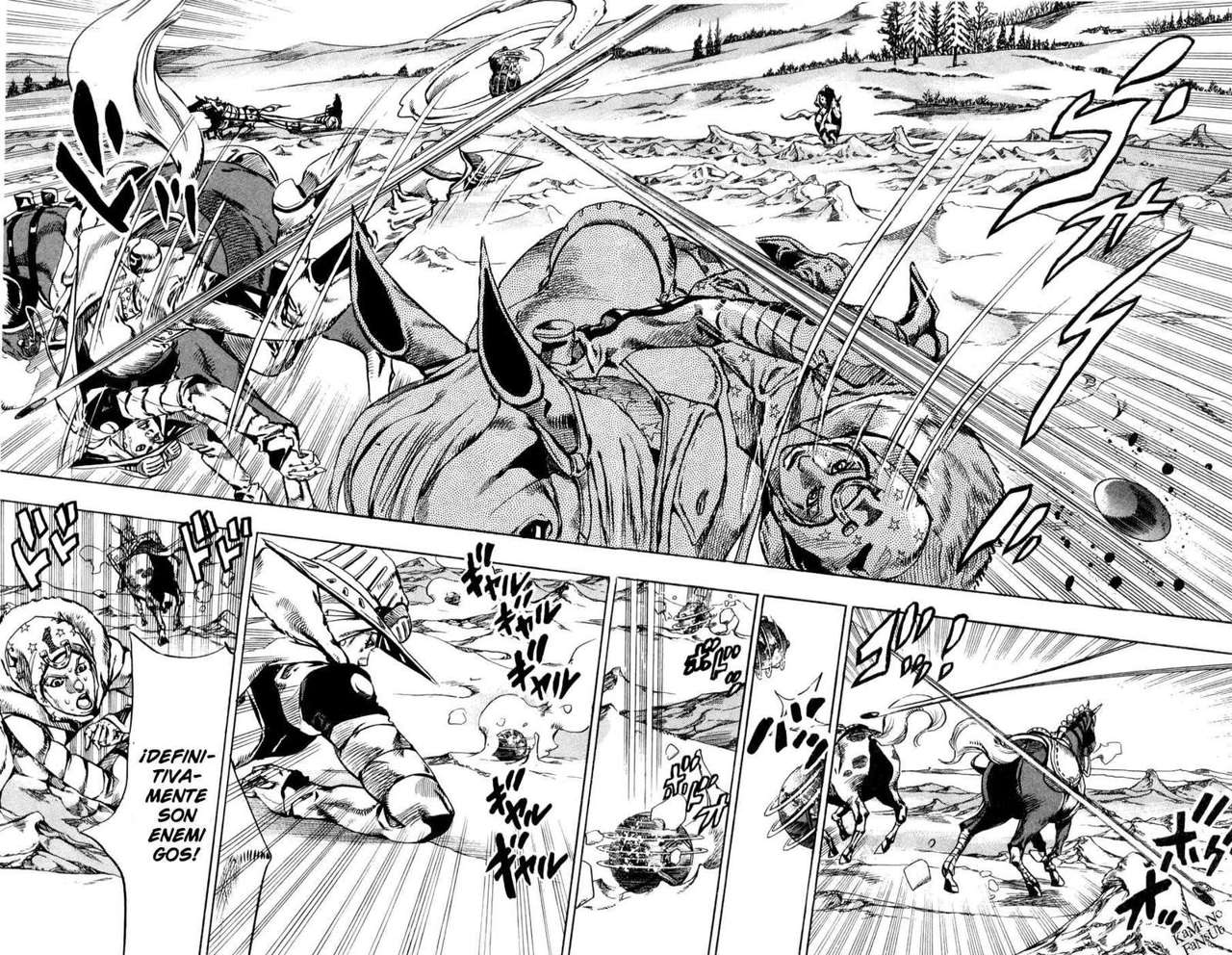 Read JoJo's Bizarre Adventure Parte 7 Steel Ball Run ES Manga Online