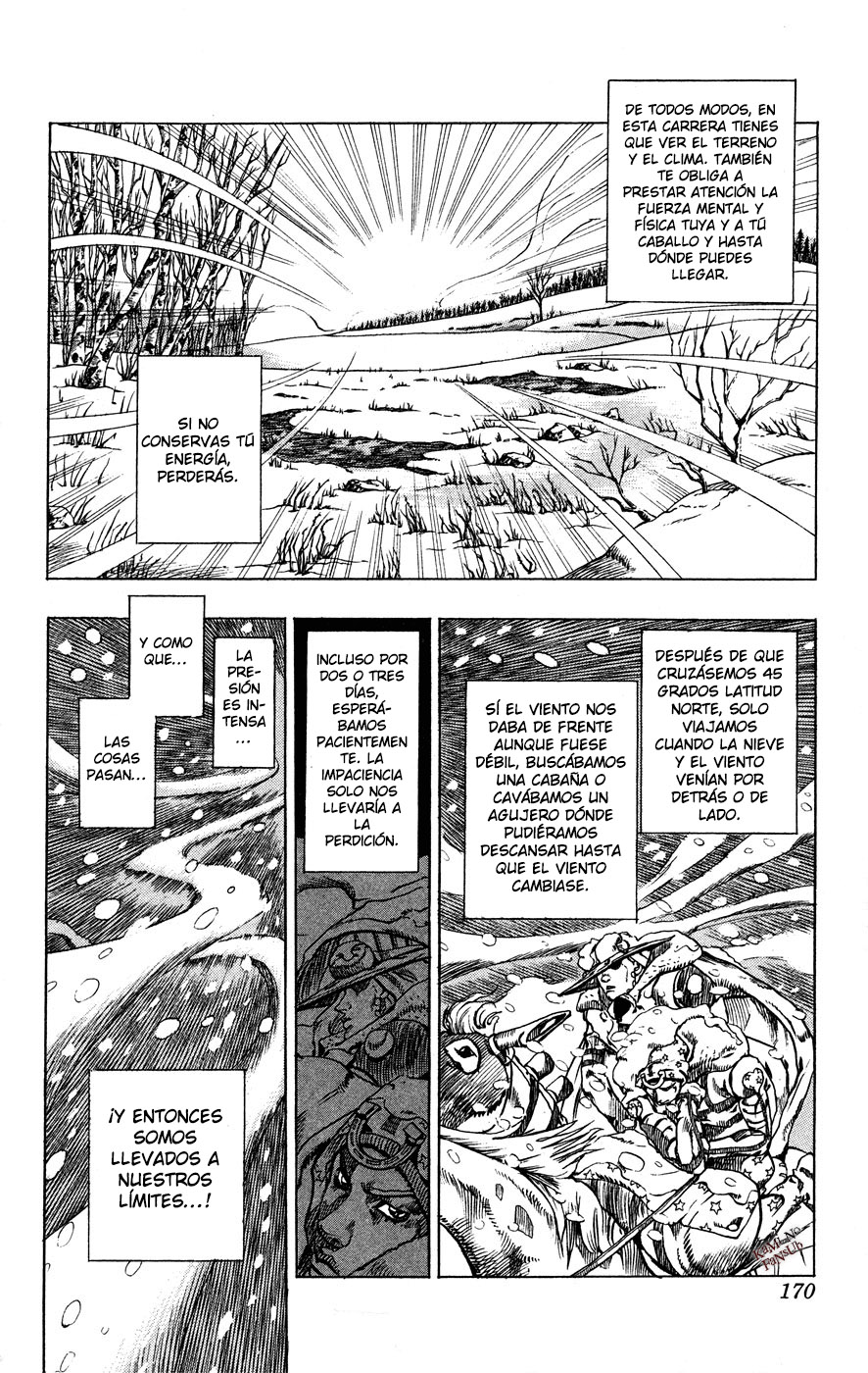 Read JoJo's Bizarre Adventure Parte 7 Steel Ball Run ES Manga Online