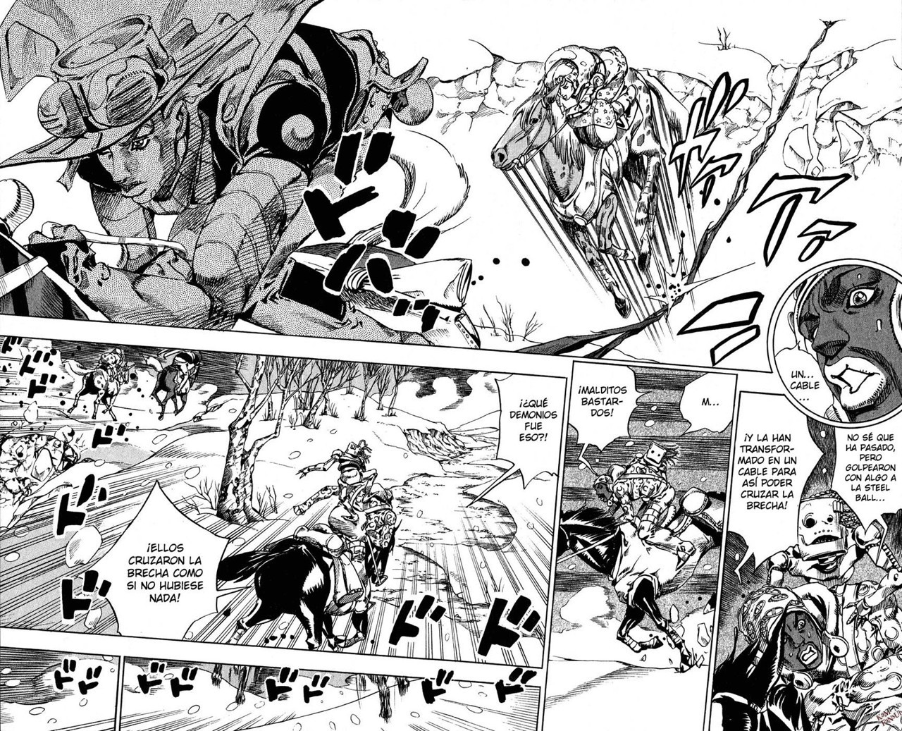 Read JoJo's Bizarre Adventure Parte 7 Steel Ball Run ES Manga Online