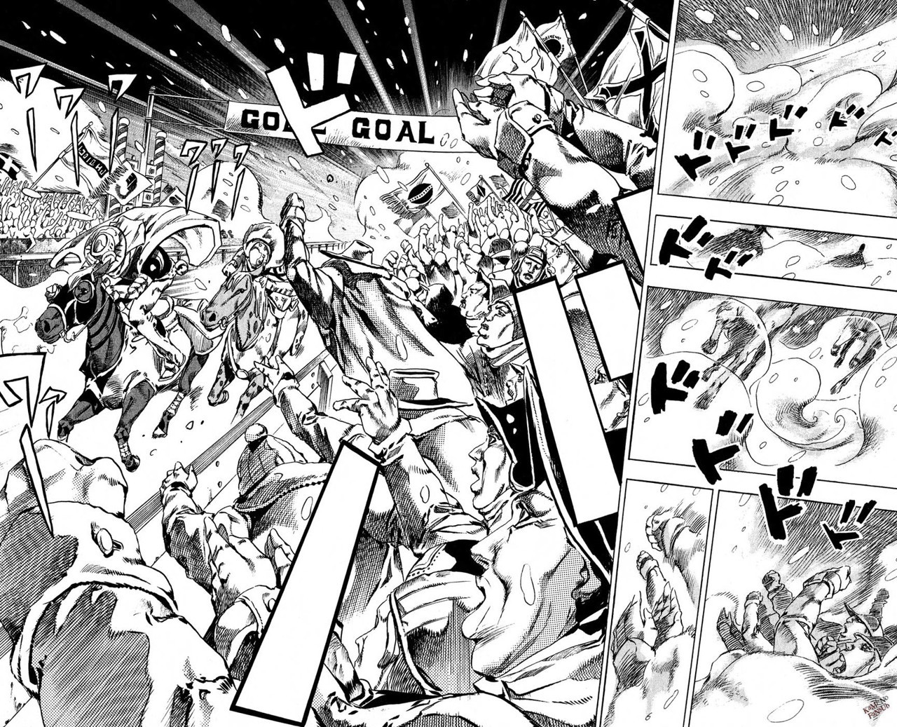Read JoJo's Bizarre Adventure Parte 7 Steel Ball Run ES Manga Online