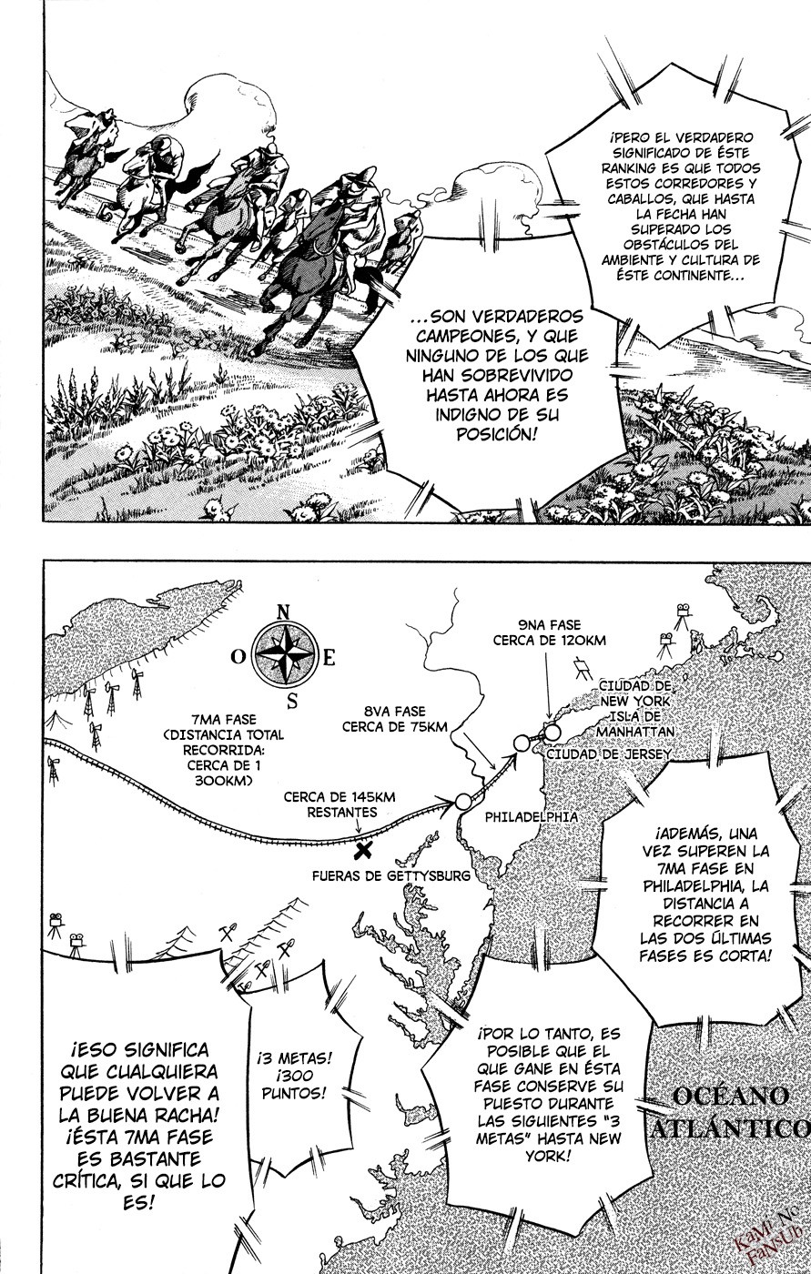 Read JoJo's Bizarre Adventure Parte 7 Steel Ball Run ES Manga Online