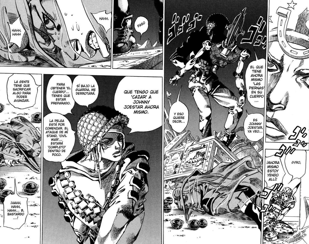 Read JoJo's Bizarre Adventure Parte 7 Steel Ball Run ES Manga Online