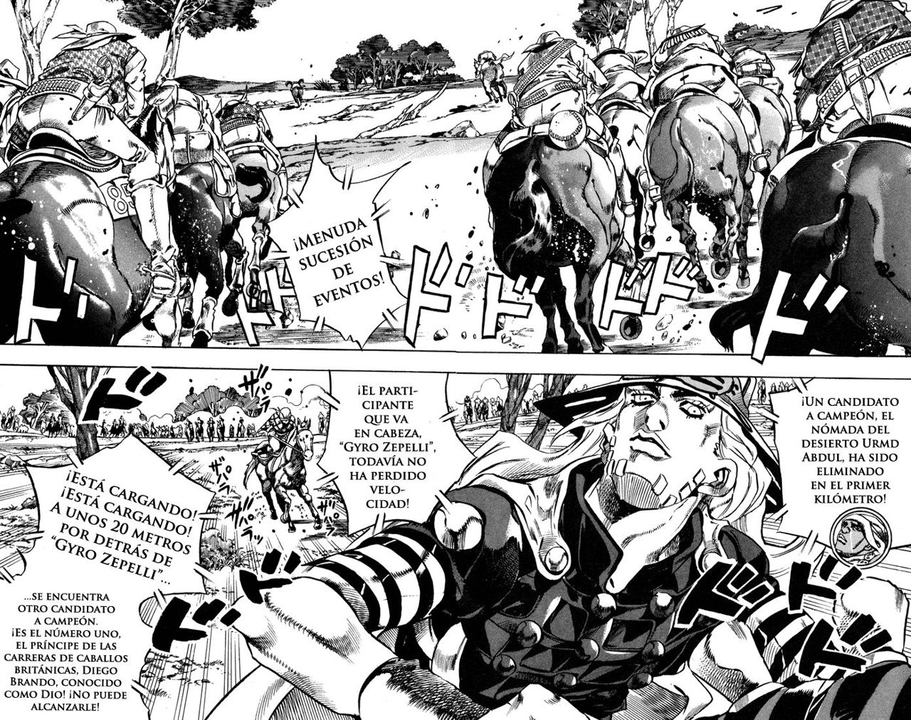 Read JoJo's Bizarre Adventure Parte 7 Steel Ball Run ES Manga Online
