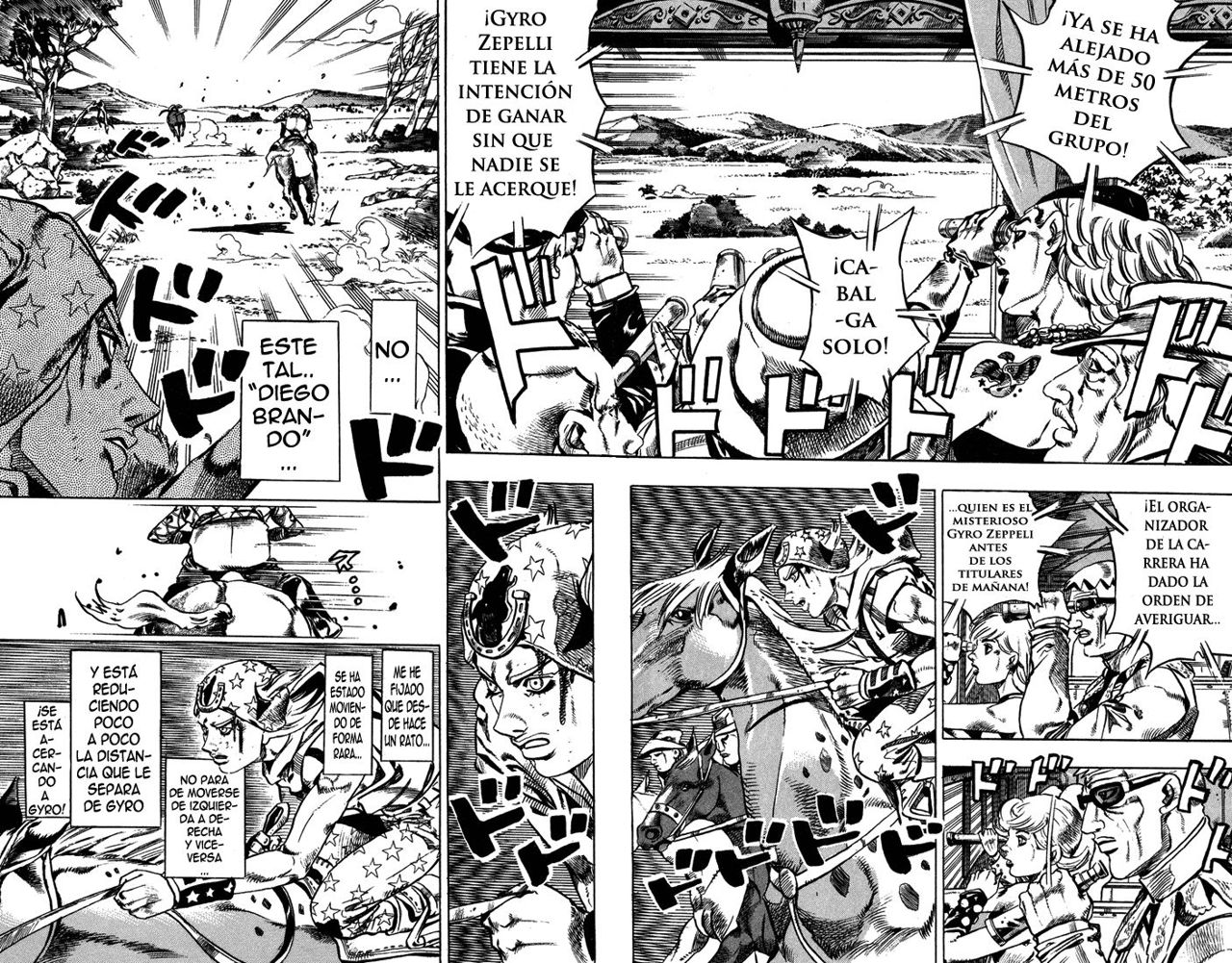 Read JoJo's Bizarre Adventure Parte 7 Steel Ball Run ES Manga Online