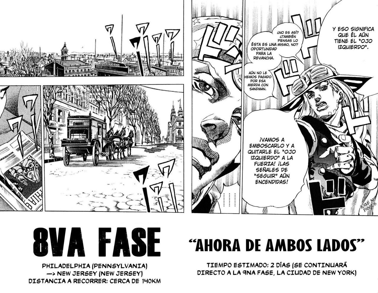 Read JoJo's Bizarre Adventure Parte 7 Steel Ball Run ES Manga Online