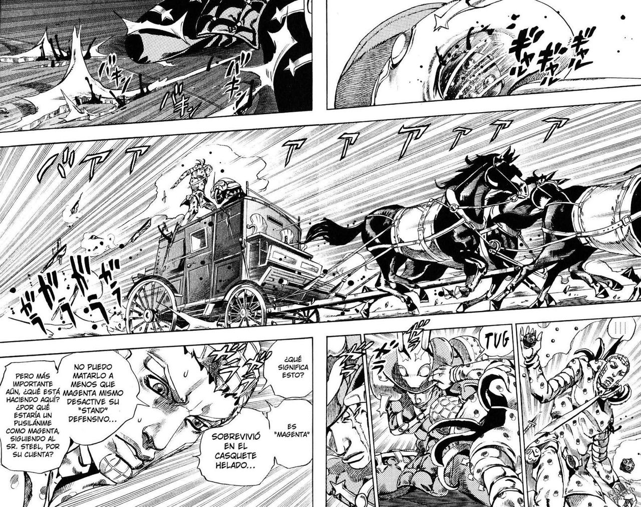Read JoJo's Bizarre Adventure Parte 7 Steel Ball Run ES Manga Online