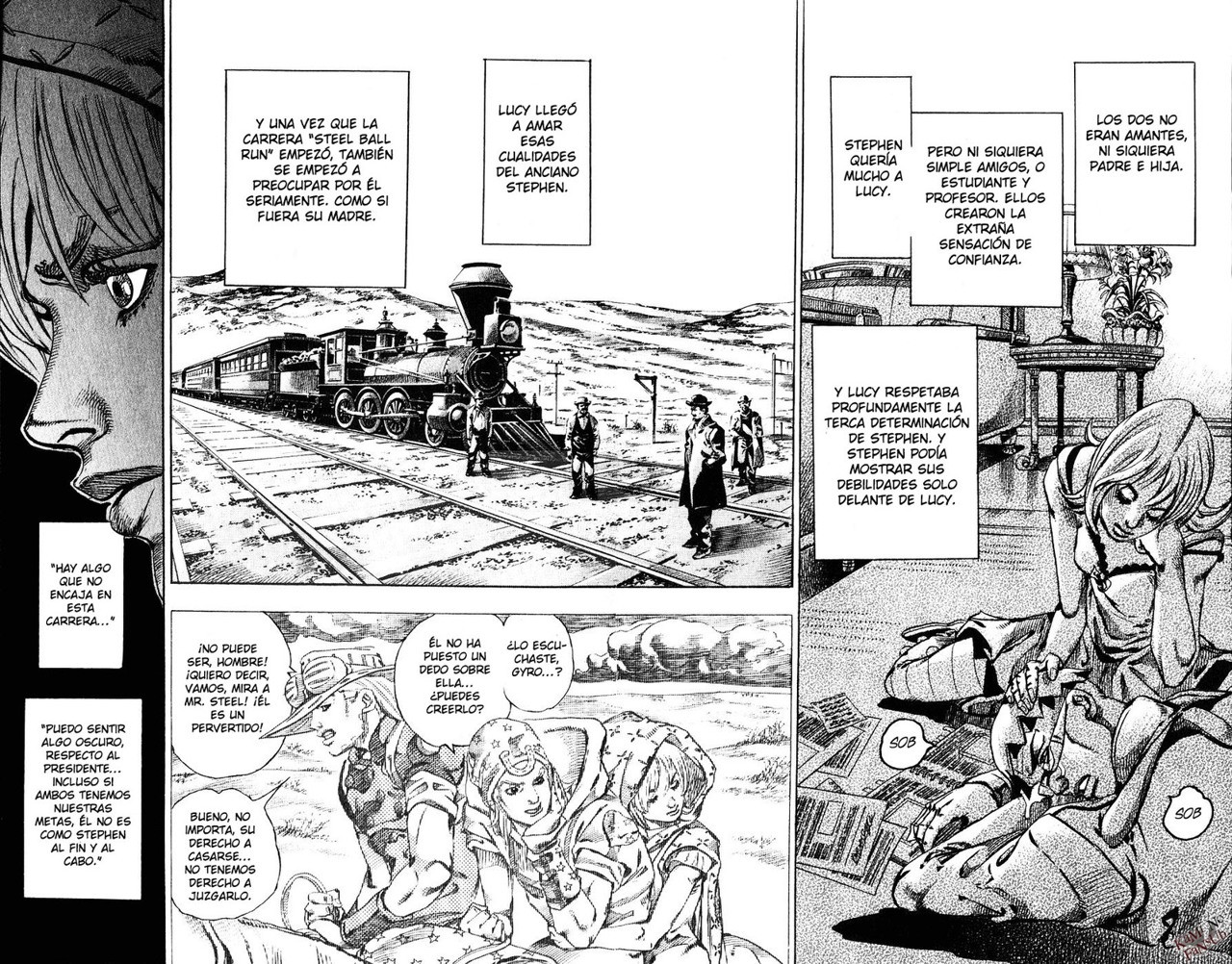 Read JoJo's Bizarre Adventure Parte 7 Steel Ball Run ES Manga Online