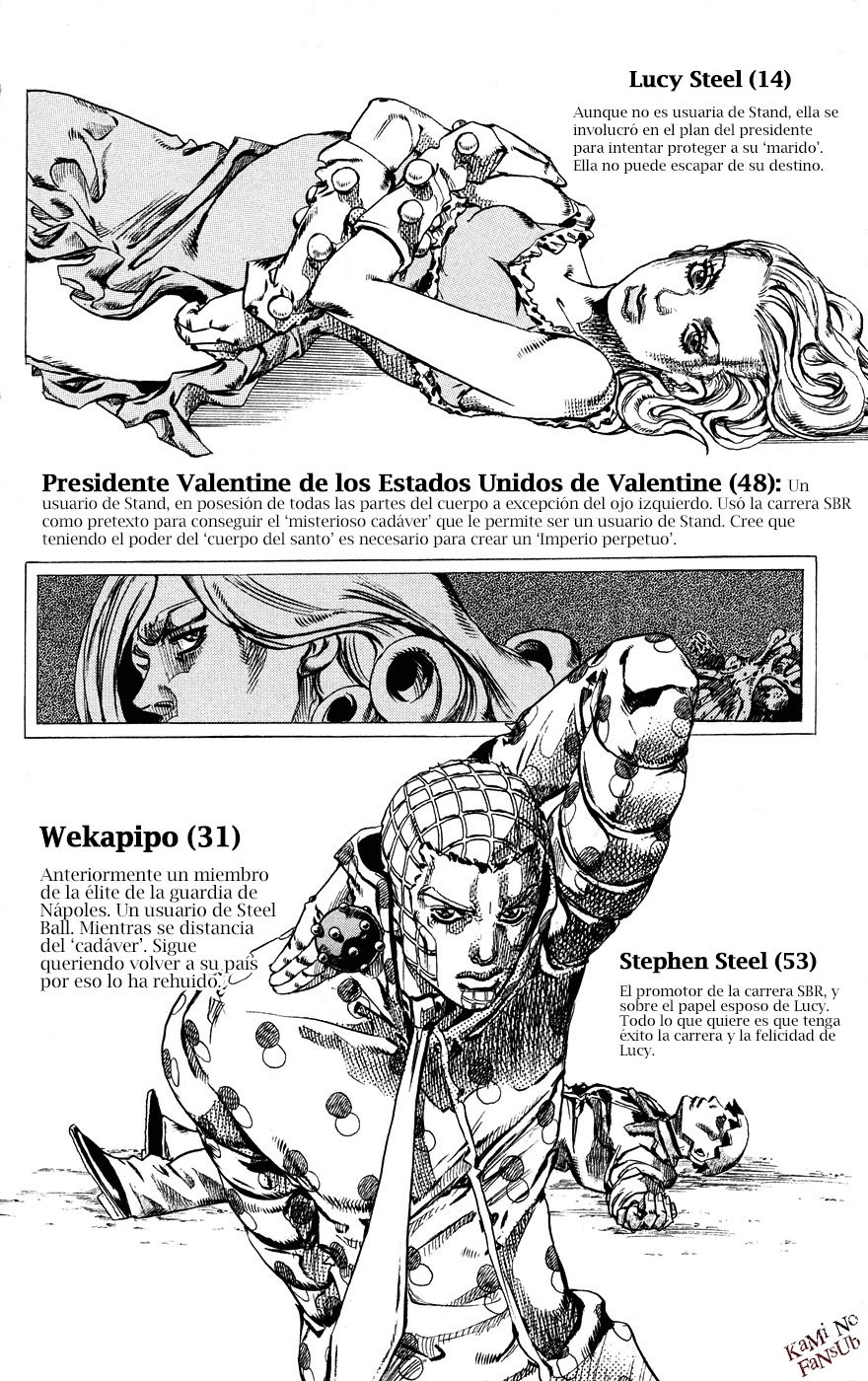 Read JoJo's Bizarre Adventure Parte 7 Steel Ball Run ES Manga Online