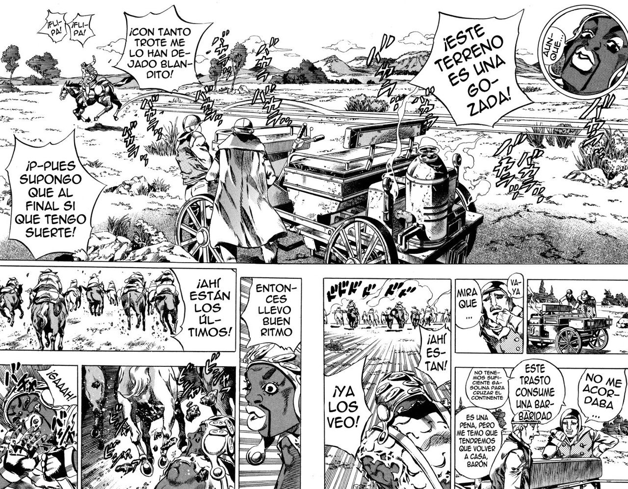 Read JoJo's Bizarre Adventure Parte 7 Steel Ball Run ES Manga Online
