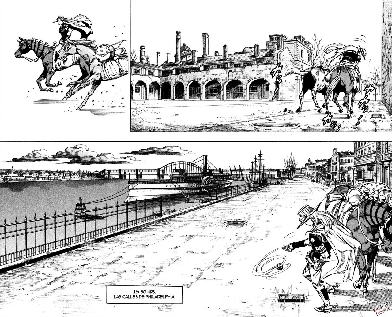 Read JoJo's Bizarre Adventure Parte 7 Steel Ball Run ES Manga Online