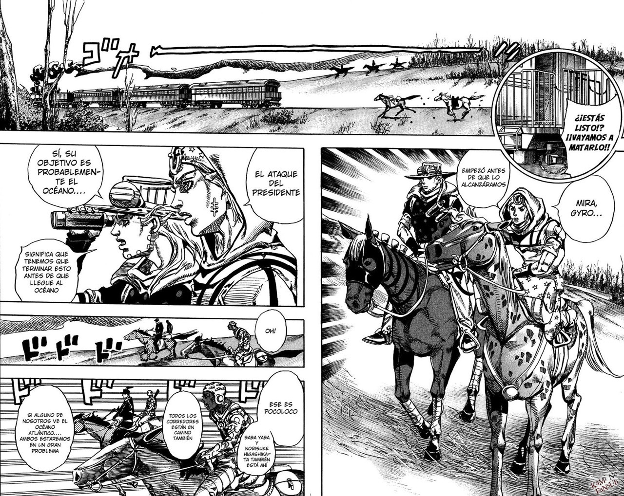 Read JoJo's Bizarre Adventure Parte 7 Steel Ball Run ES Manga Online