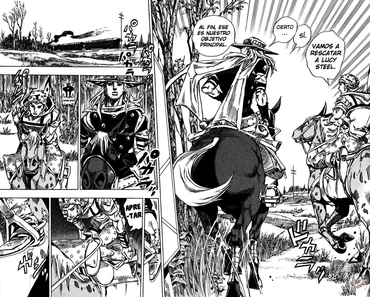 Read JoJo's Bizarre Adventure Parte 7 Steel Ball Run ES Manga Online