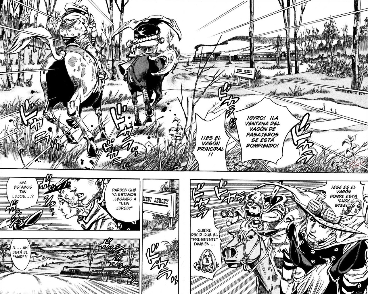 Read JoJo's Bizarre Adventure Parte 7 Steel Ball Run ES Manga Online
