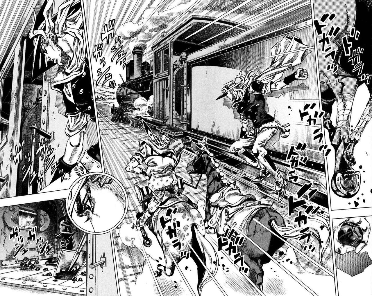 Read JoJo's Bizarre Adventure Parte 7 Steel Ball Run ES Manga Online