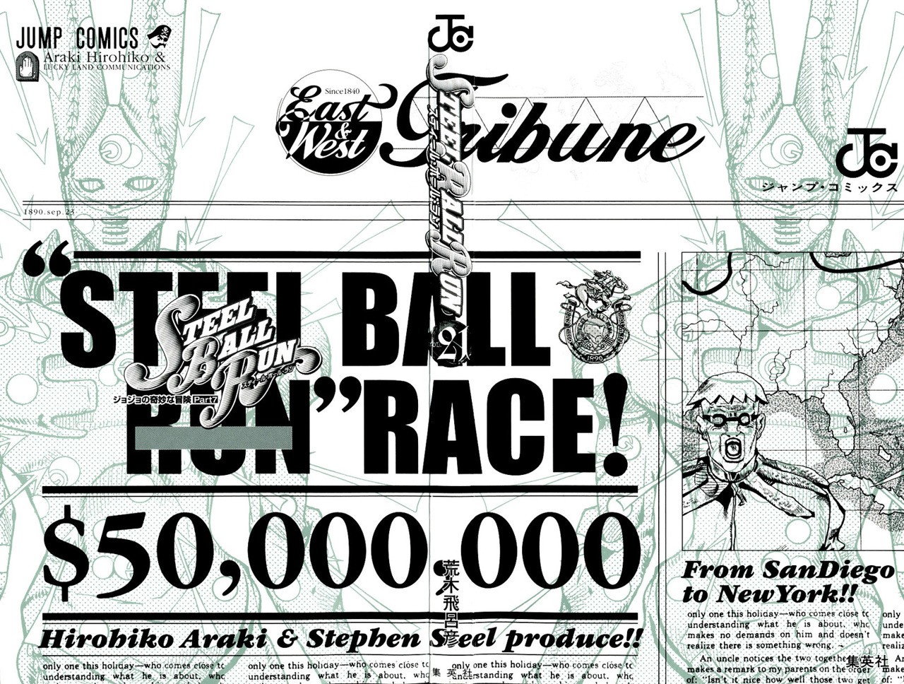 Read JoJo's Bizarre Adventure Parte 7 Steel Ball Run ES Manga Online