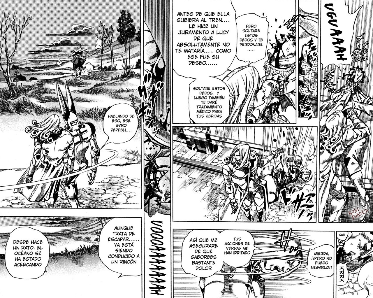 Read JoJo's Bizarre Adventure Parte 7 Steel Ball Run ES Manga Online