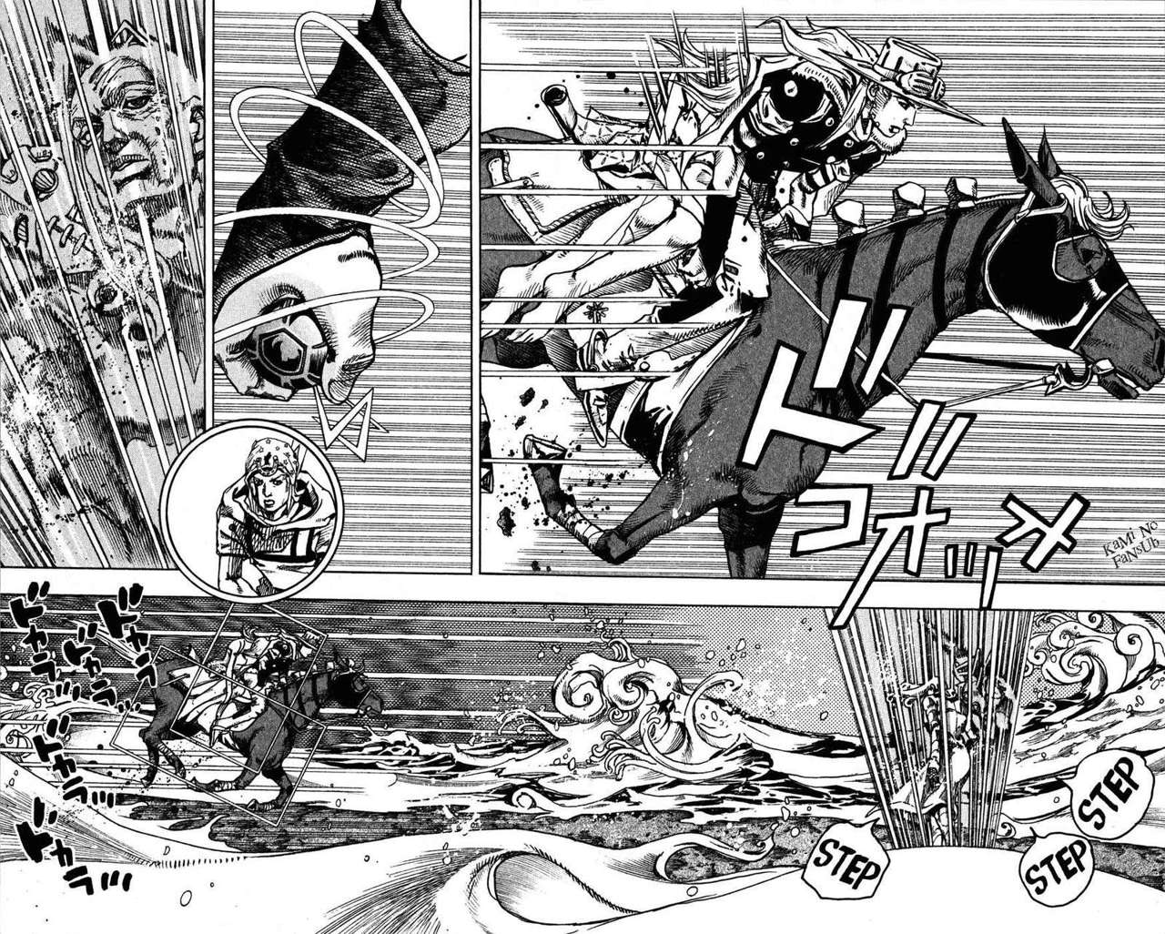 Read JoJo's Bizarre Adventure Parte 7 Steel Ball Run ES Manga Online
