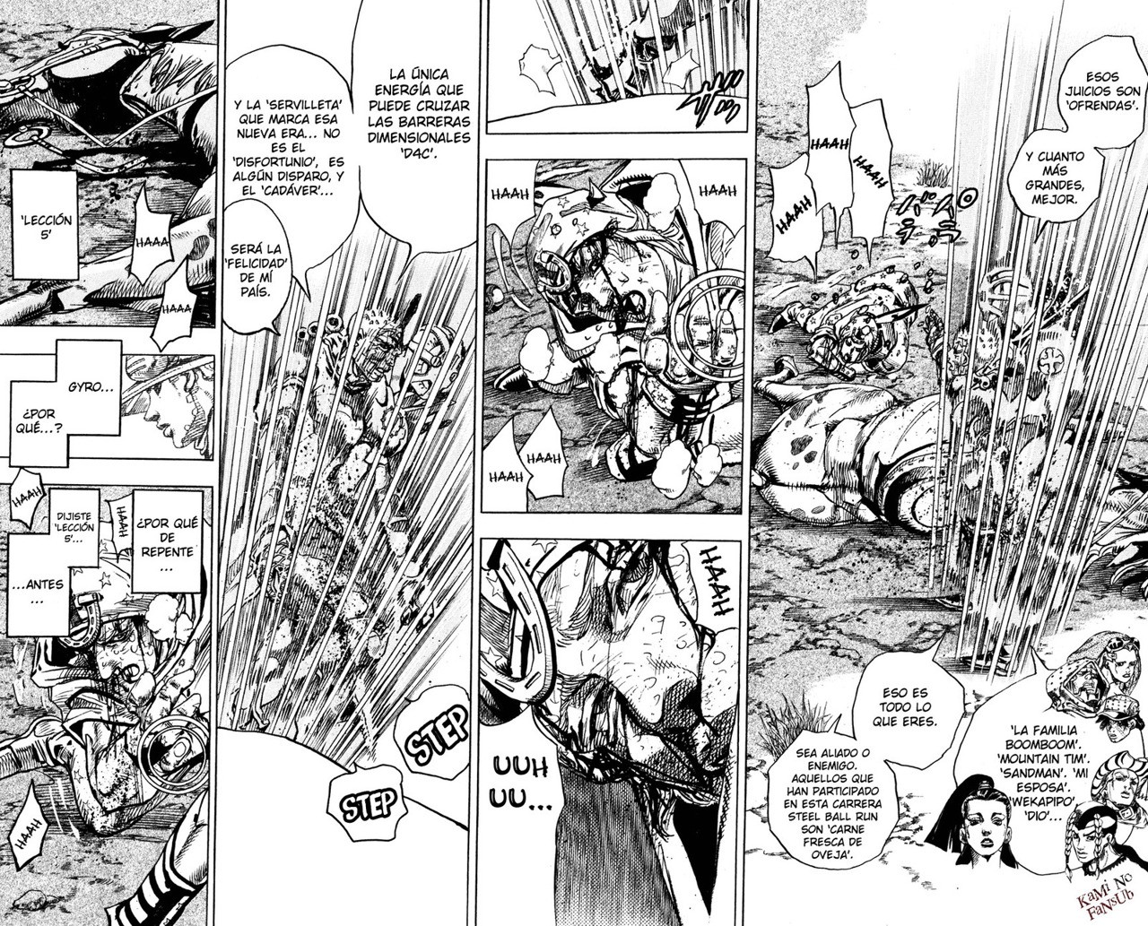 Read JoJo's Bizarre Adventure Parte 7 Steel Ball Run ES Manga Online