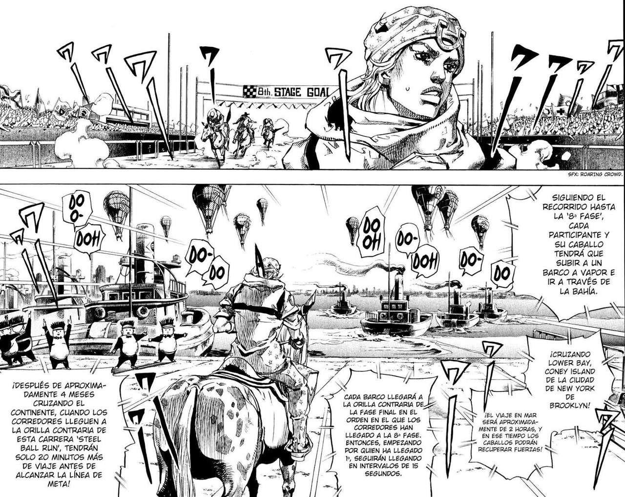 Read JoJo's Bizarre Adventure Parte 7 Steel Ball Run ES Manga Online