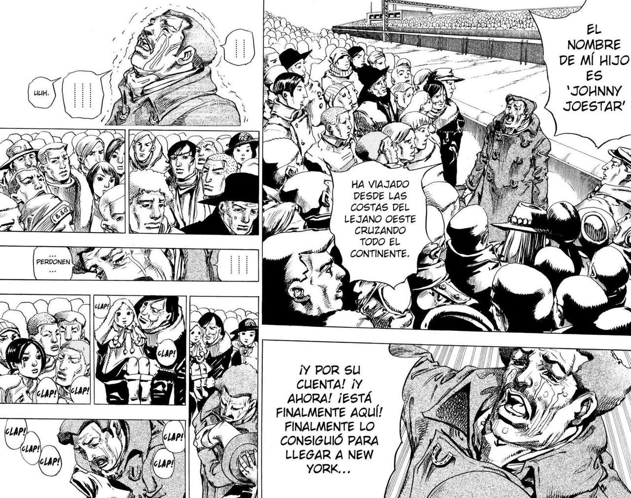 Read JoJo's Bizarre Adventure Parte 7 Steel Ball Run ES Manga Online