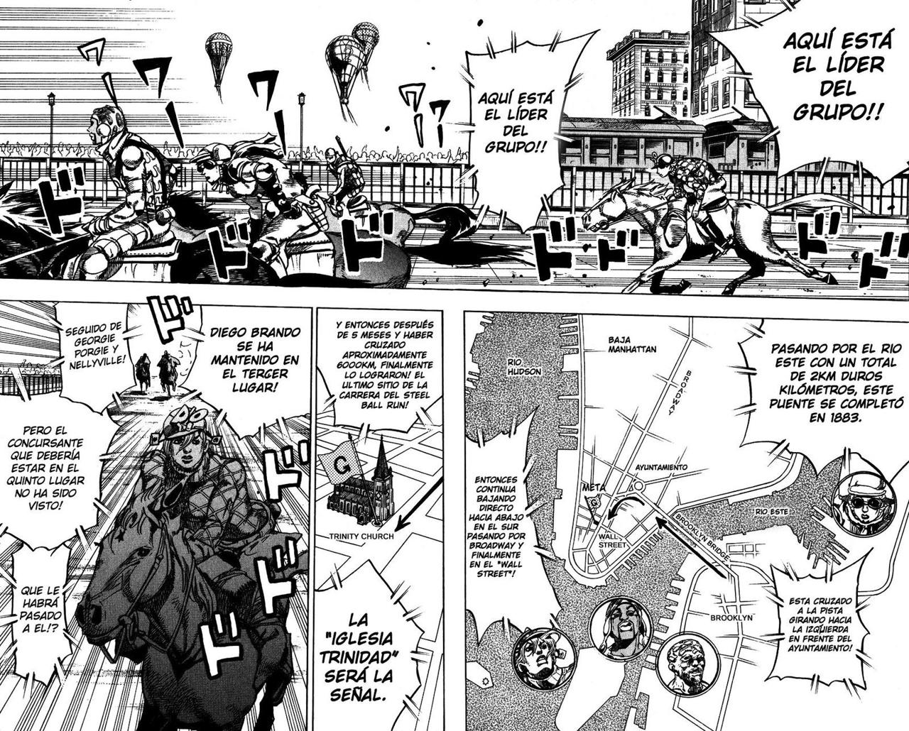 Read JoJo's Bizarre Adventure Parte 7 Steel Ball Run ES Manga Online