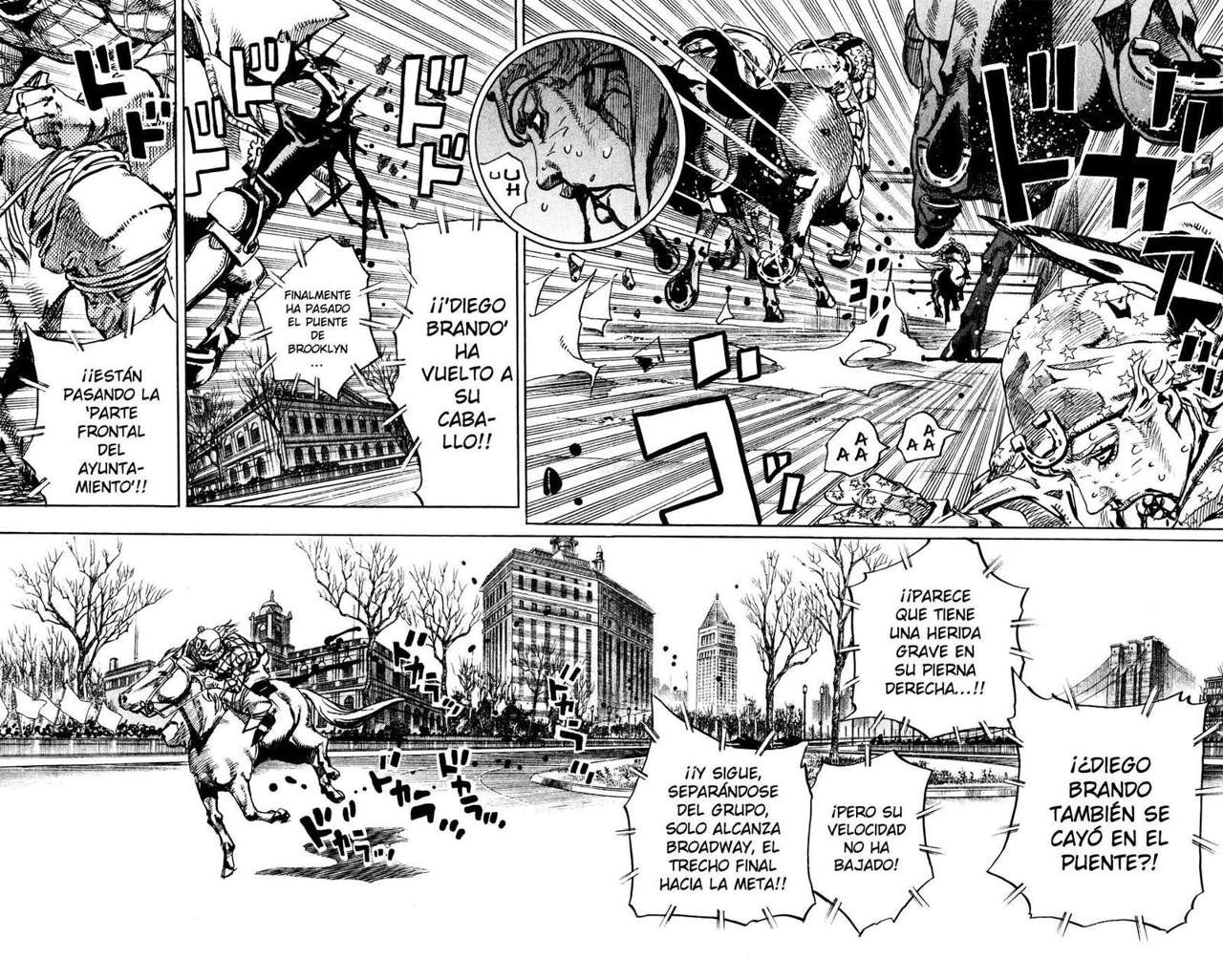 Read JoJo's Bizarre Adventure Parte 7 Steel Ball Run ES Manga Online