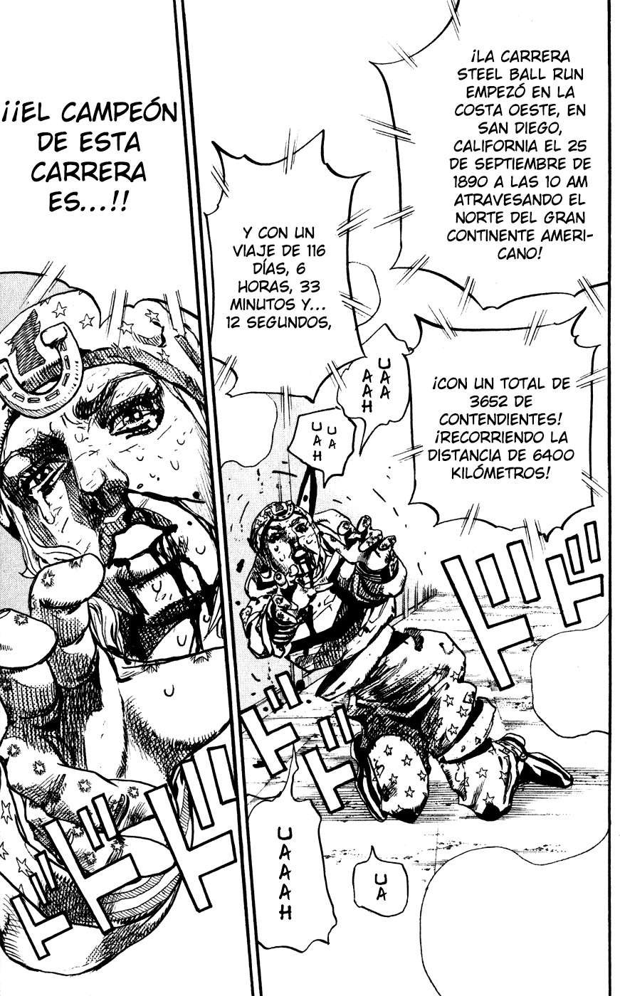 Read JoJo's Bizarre Adventure Parte 7 Steel Ball Run ES Manga Online