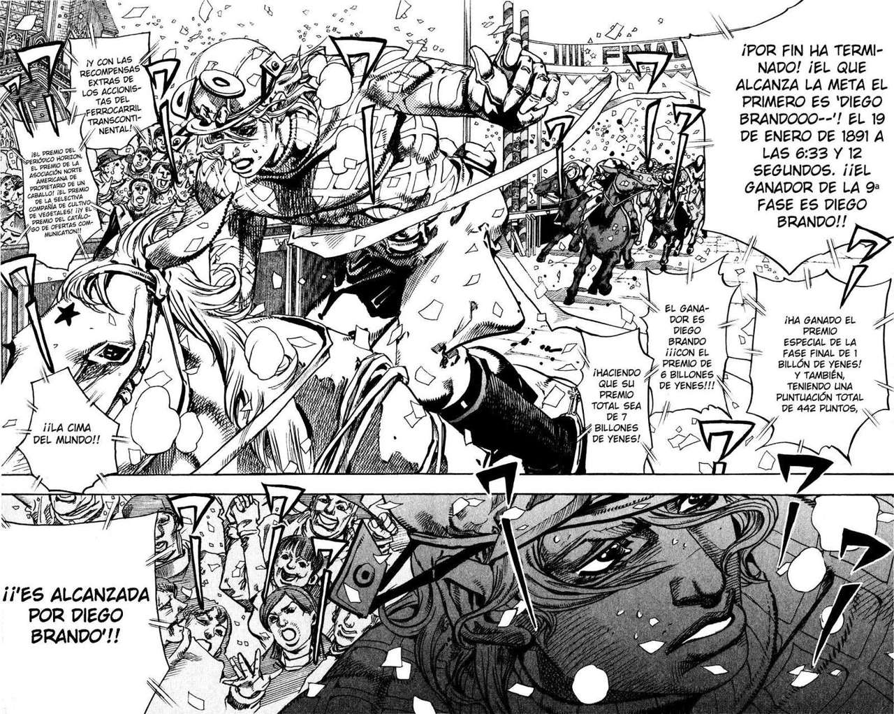 Read JoJo's Bizarre Adventure Parte 7 Steel Ball Run ES Manga Online