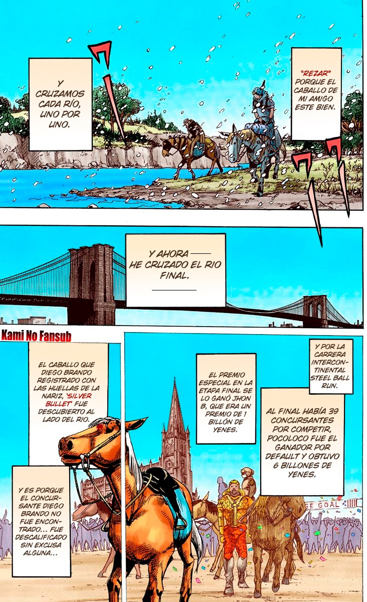 Read JoJo's Bizarre Adventure Parte 7 Steel Ball Run ES Manga Online