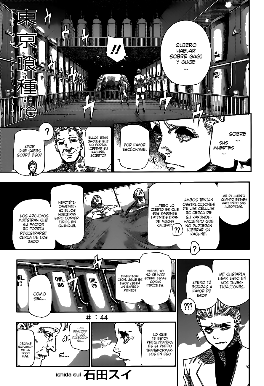 Read Tokyo Ghoul Re ES Manga Online
